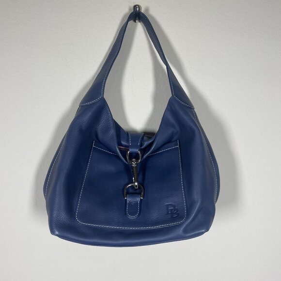 Dooney & Bourke Handbags - Dooney & Bourke Annalisa Lock Sac Shoulder Bag Smokey Blue Hobo Purse!